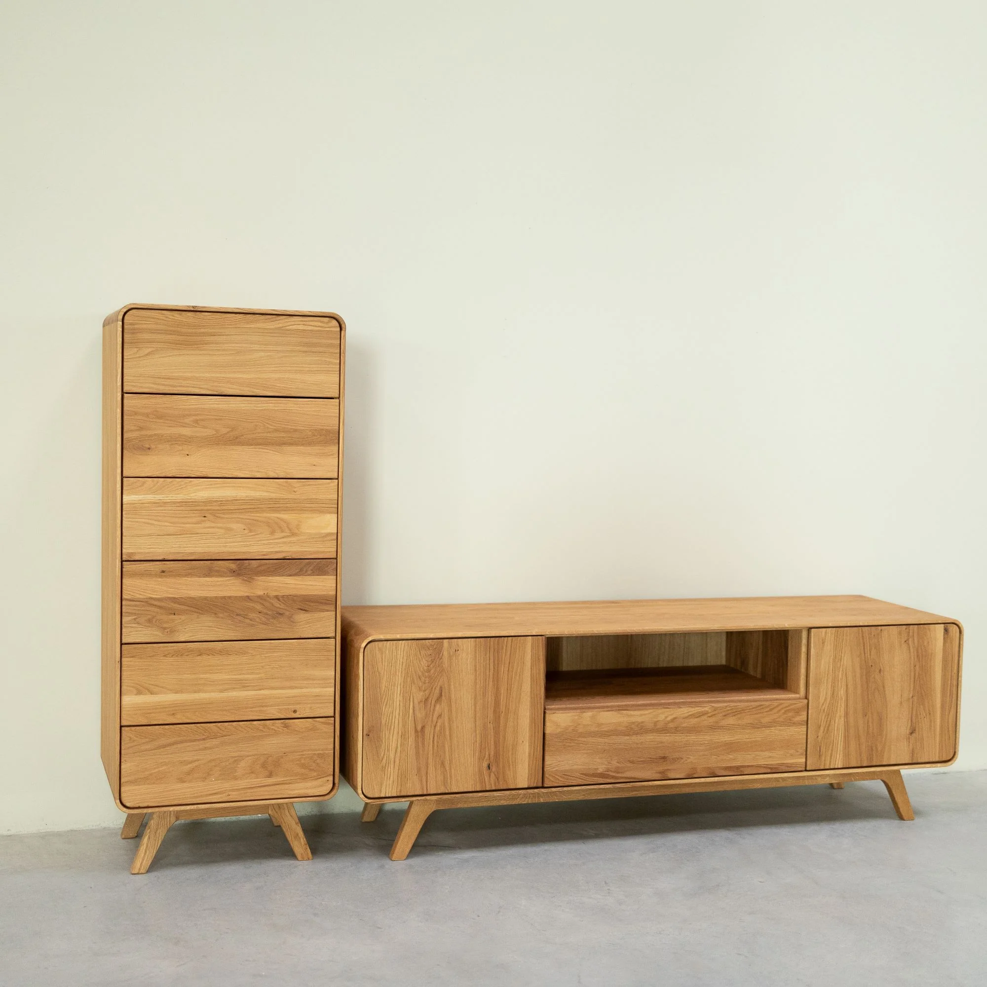 Chiffonnier en bois massif de chêne Genève 1 - NordicStory - Image 10