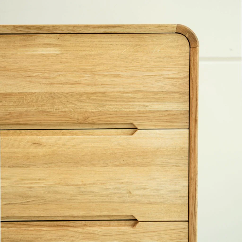 Commode en bois massif de chêne Alina – NordicStory - Image 4