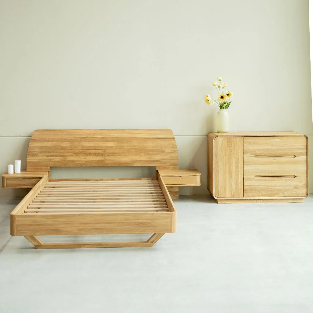 Commode en bois massif de chêne Alina – NordicStory - Image 9