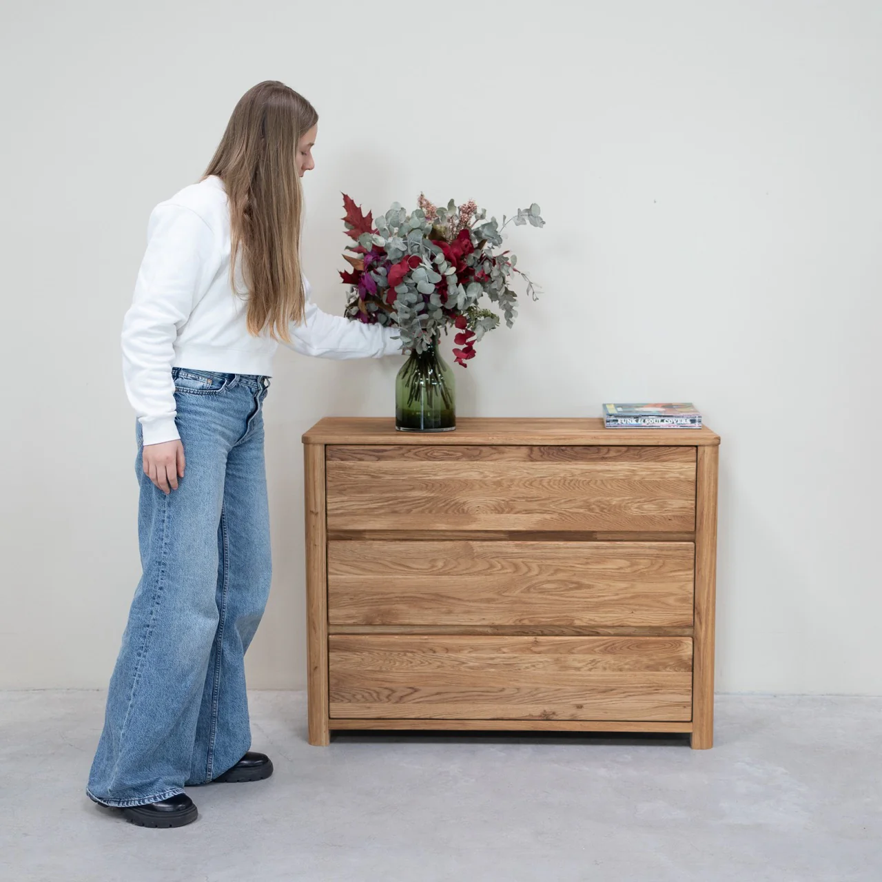 Commode en bois massif de chêne Elsa - NordicStory - Image 7
