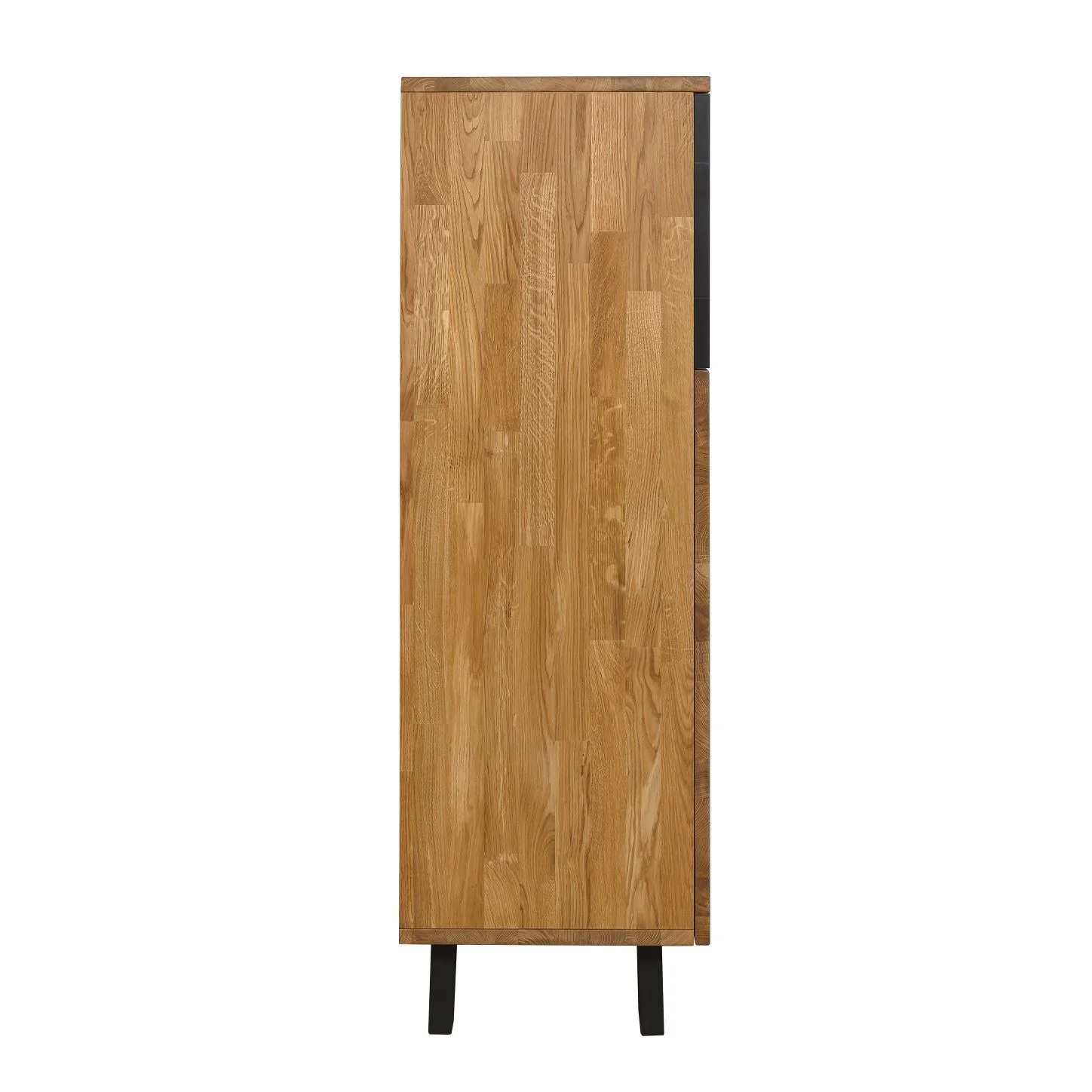 Commode vitrée en bois massif de chêne Moritz 1 - NordicStory - Image 6