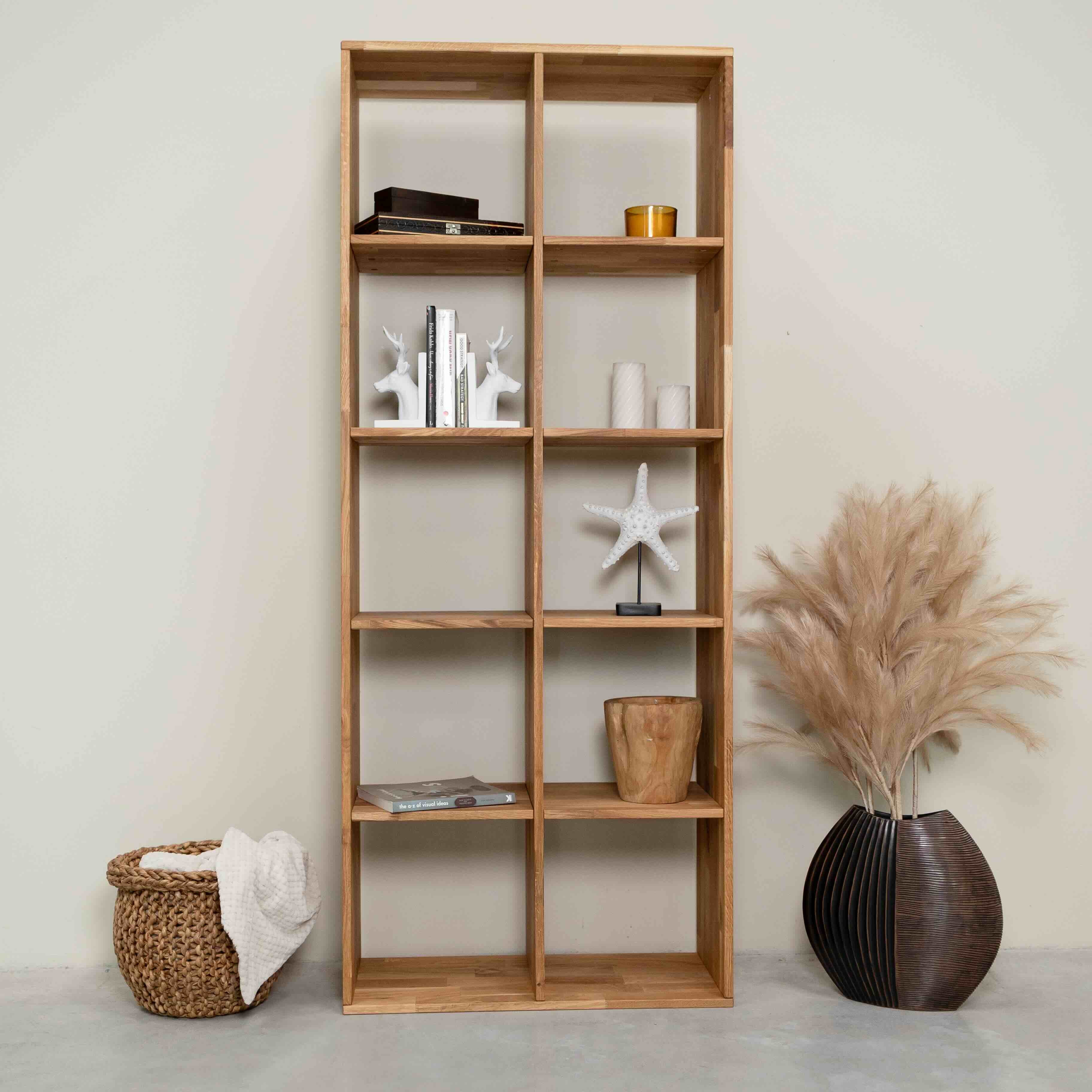 Etagère bibliothèque en bois massif de chêne Régal 10 - NordicStory - Image 8