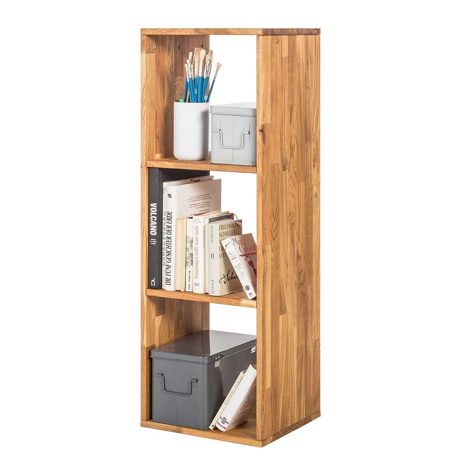 Etagère bibliothèque en bois massif de chêne Régal 3 - NordicStory - Image 6