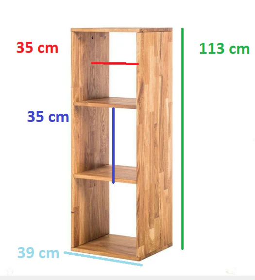 Etagère bibliothèque en bois massif de chêne Régal 3 - NordicStory - Image 8