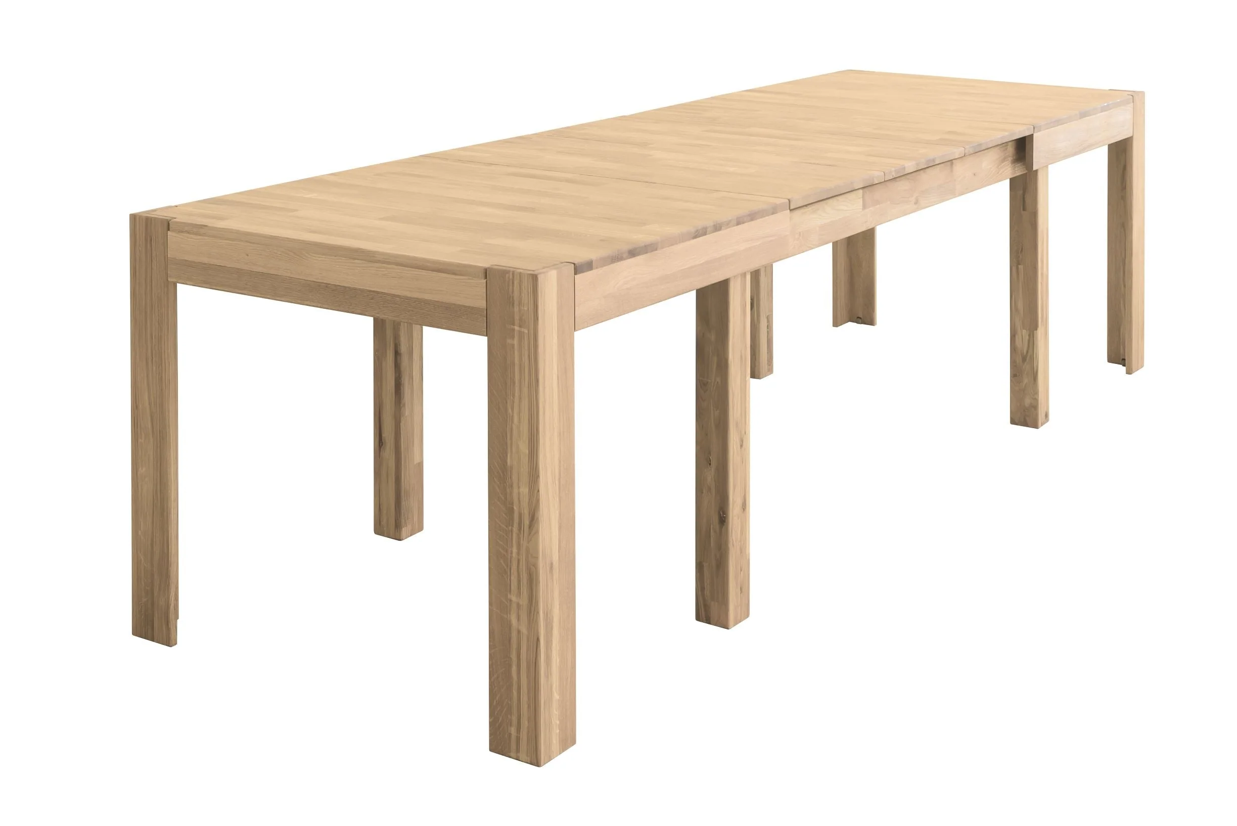 Table à manger extensible en chêne massif XL - NordicStory - Image 13
