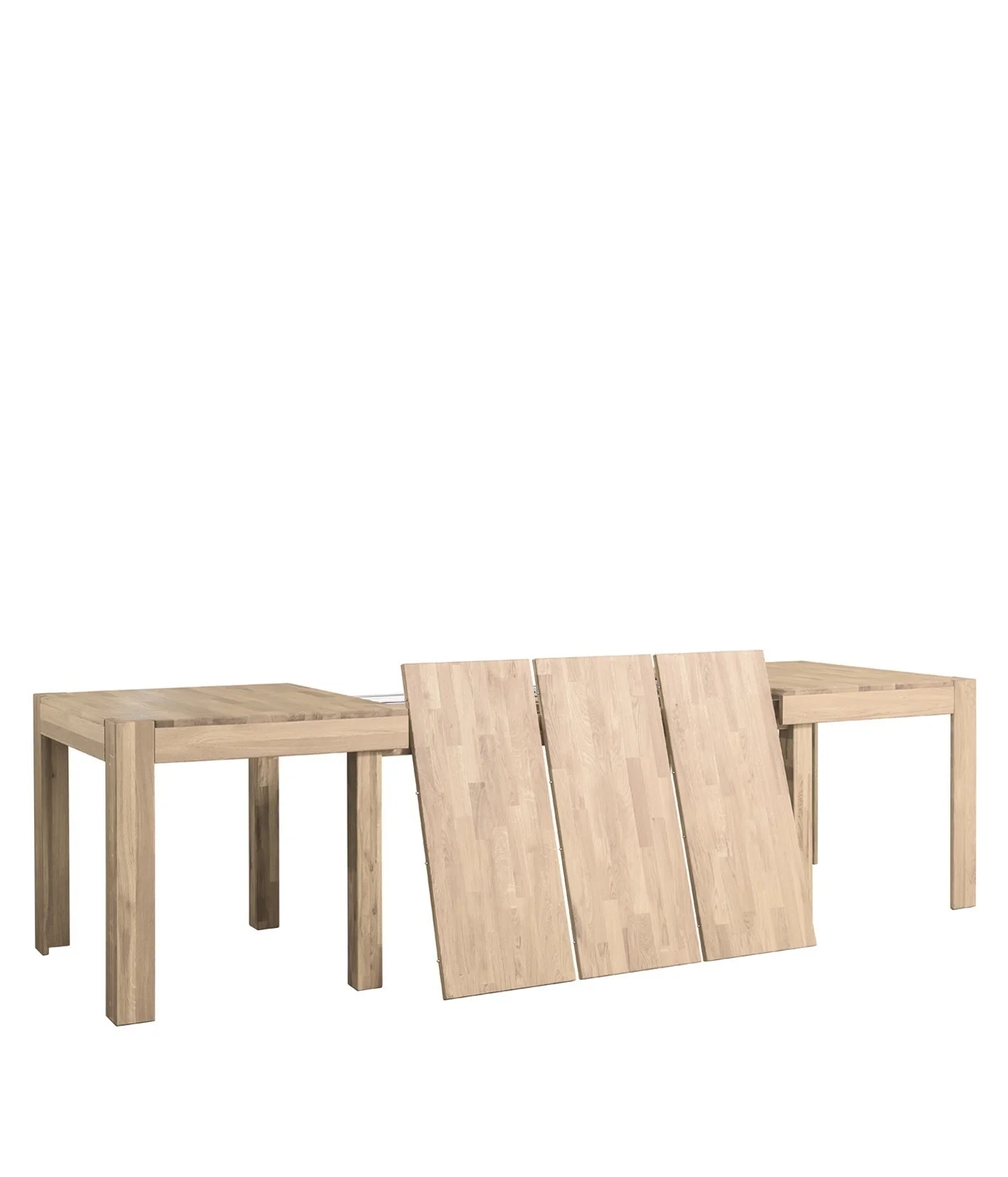 Table à manger extensible en chêne massif XL - NordicStory - Image 23