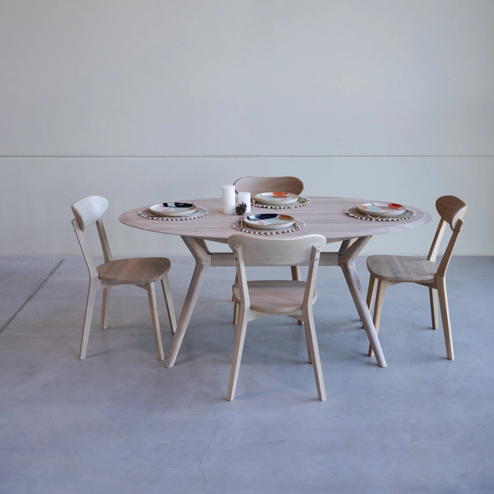 Table à manger extensible en bois massif de chêne Carmen - NordicStory - Image 10