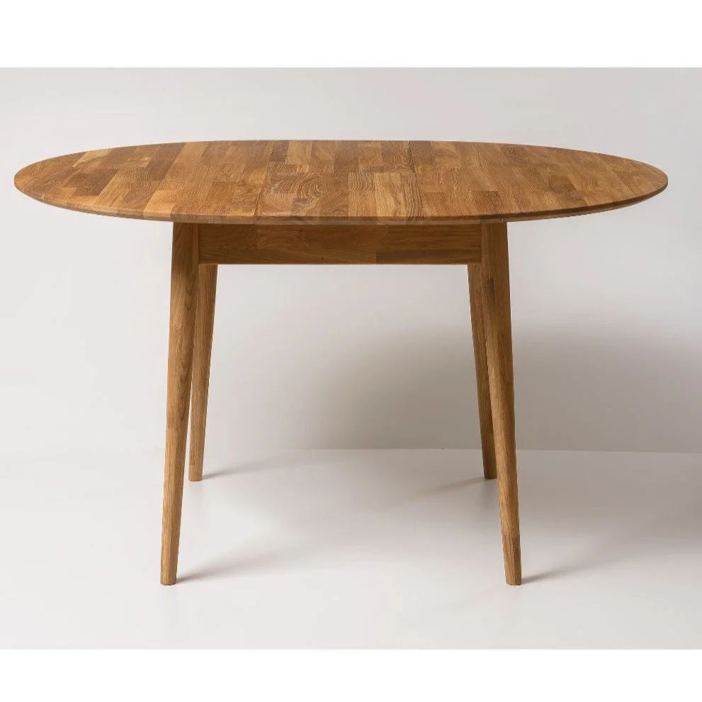 Table à manger ronde extensible en chêne massif Escandi 3 - NordicStory - Image 16