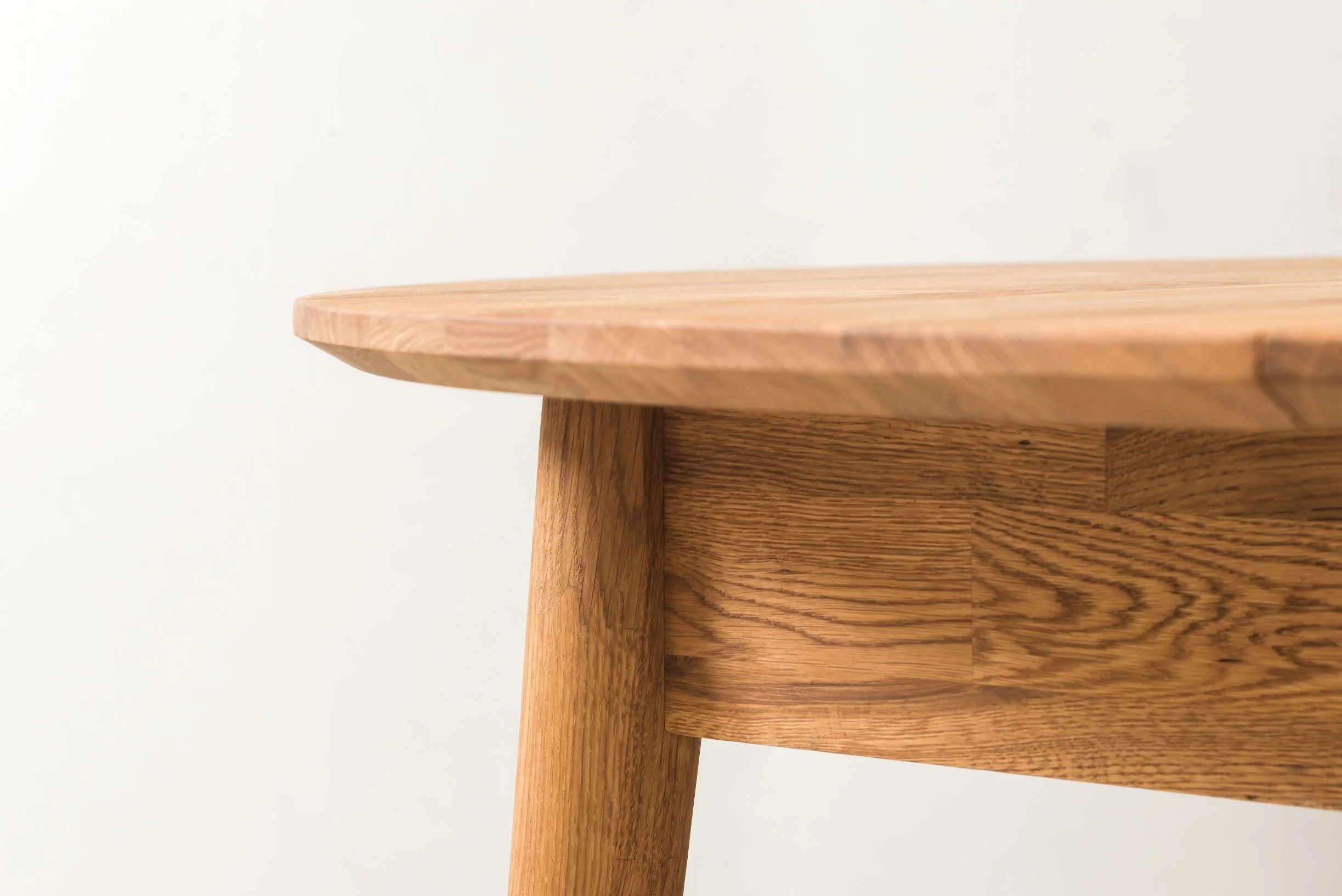 Table à manger ronde extensible en chêne massif Escandi 4 - NordicStory - Image 11