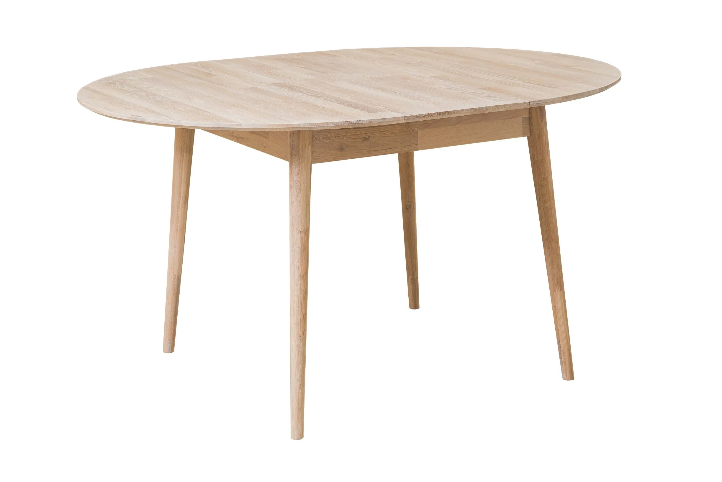 Table à manger ronde extensible en chêne massif Escandi 4 - NordicStory - Image 14