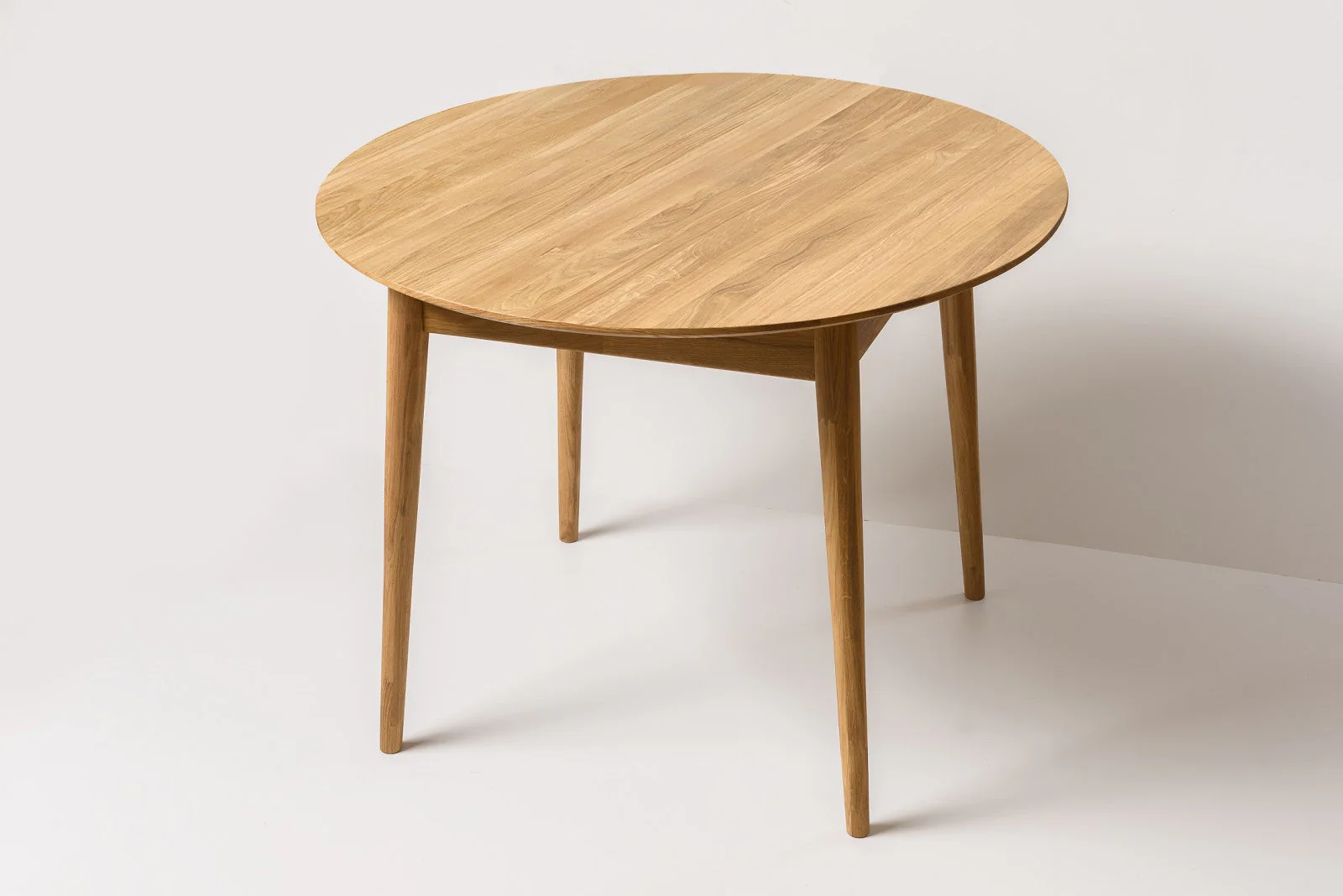 Table à manger ronde extensible en chêne massif Escandi 6 - NordicStory - Image 7