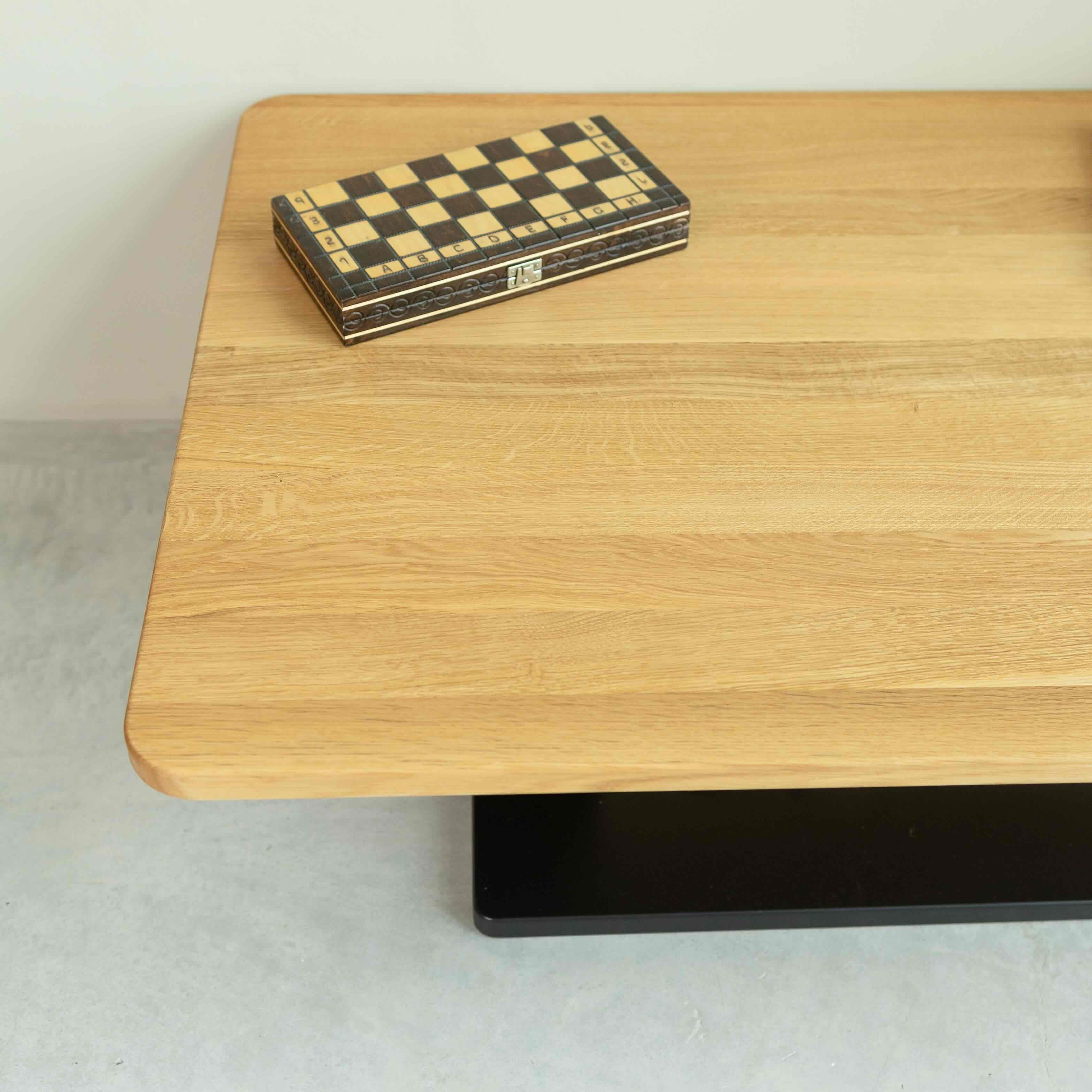 Table basse en bois massif de chêne Bremen - NordicStory - Image 5