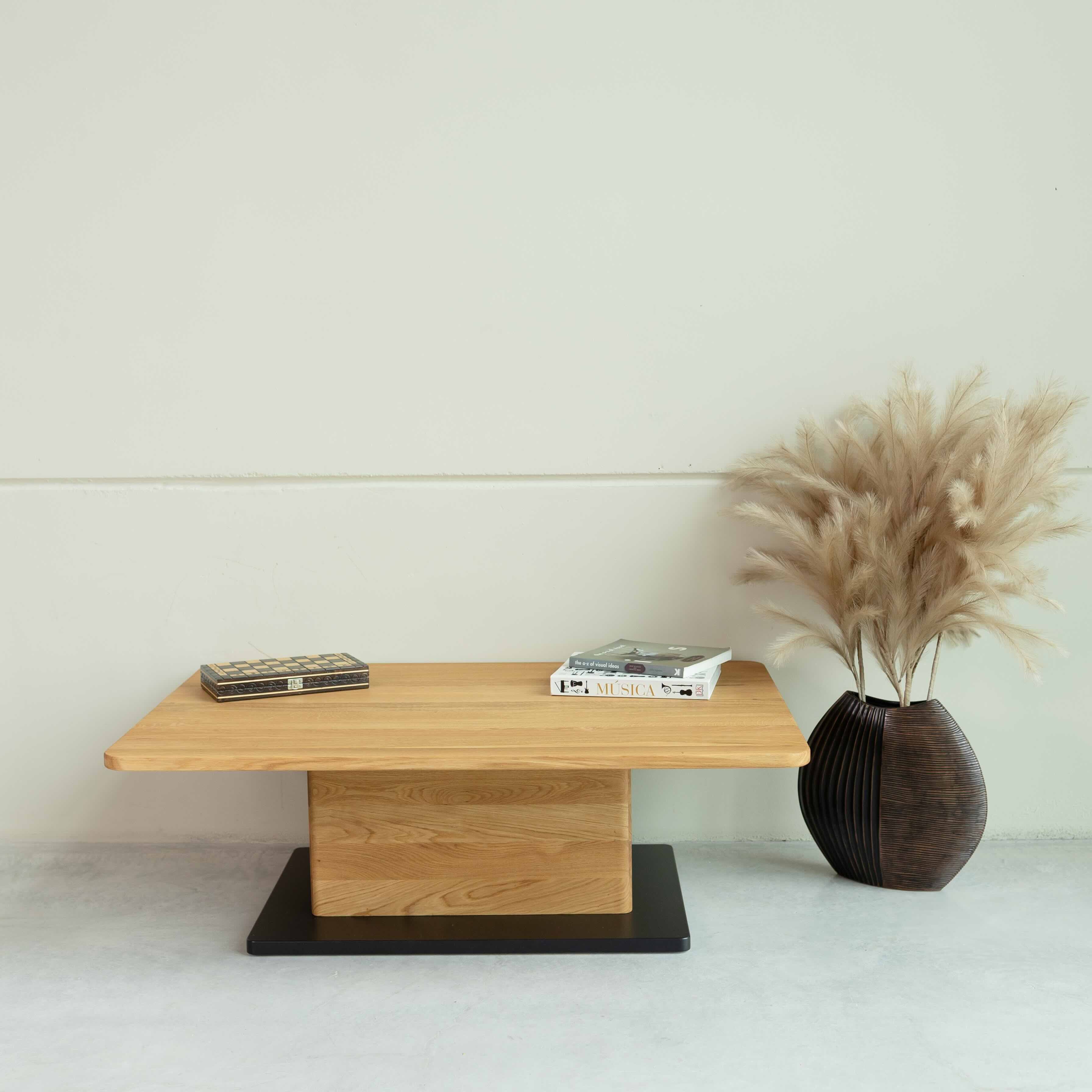 Table basse en bois massif de chêne Bremen - NordicStory - Image 6