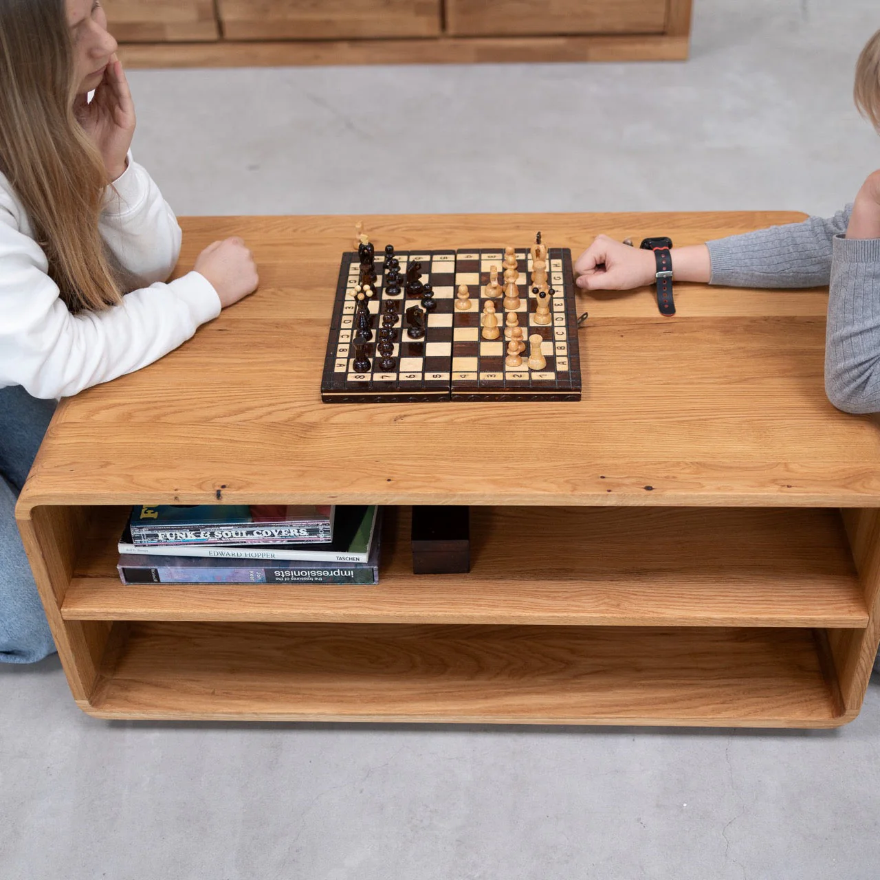 Table basse en bois massif de chêne Genève - NordicStory - Image 10