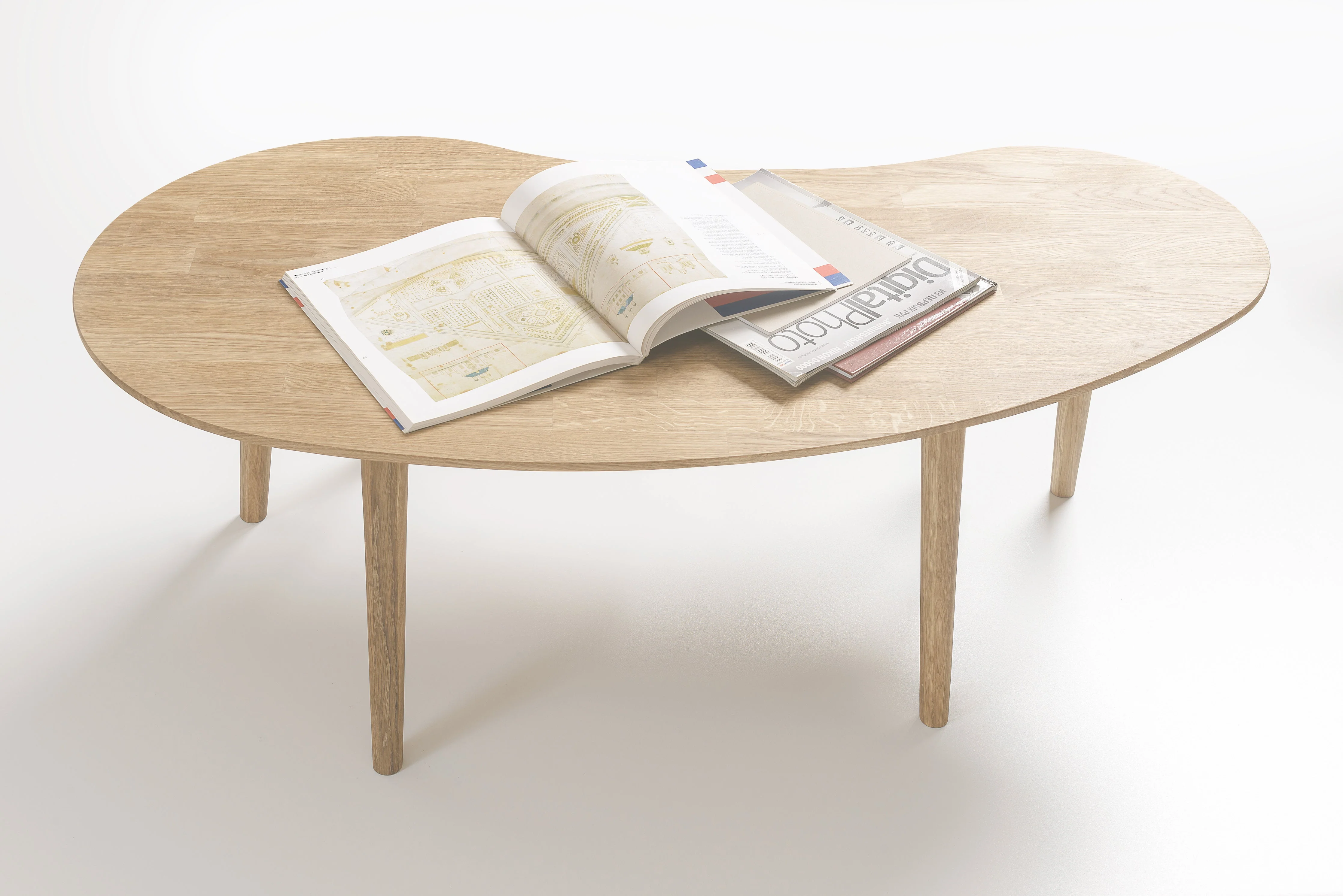 Table basse gigogne en bois massif de chêne Escandi - NordicStory - Image 10