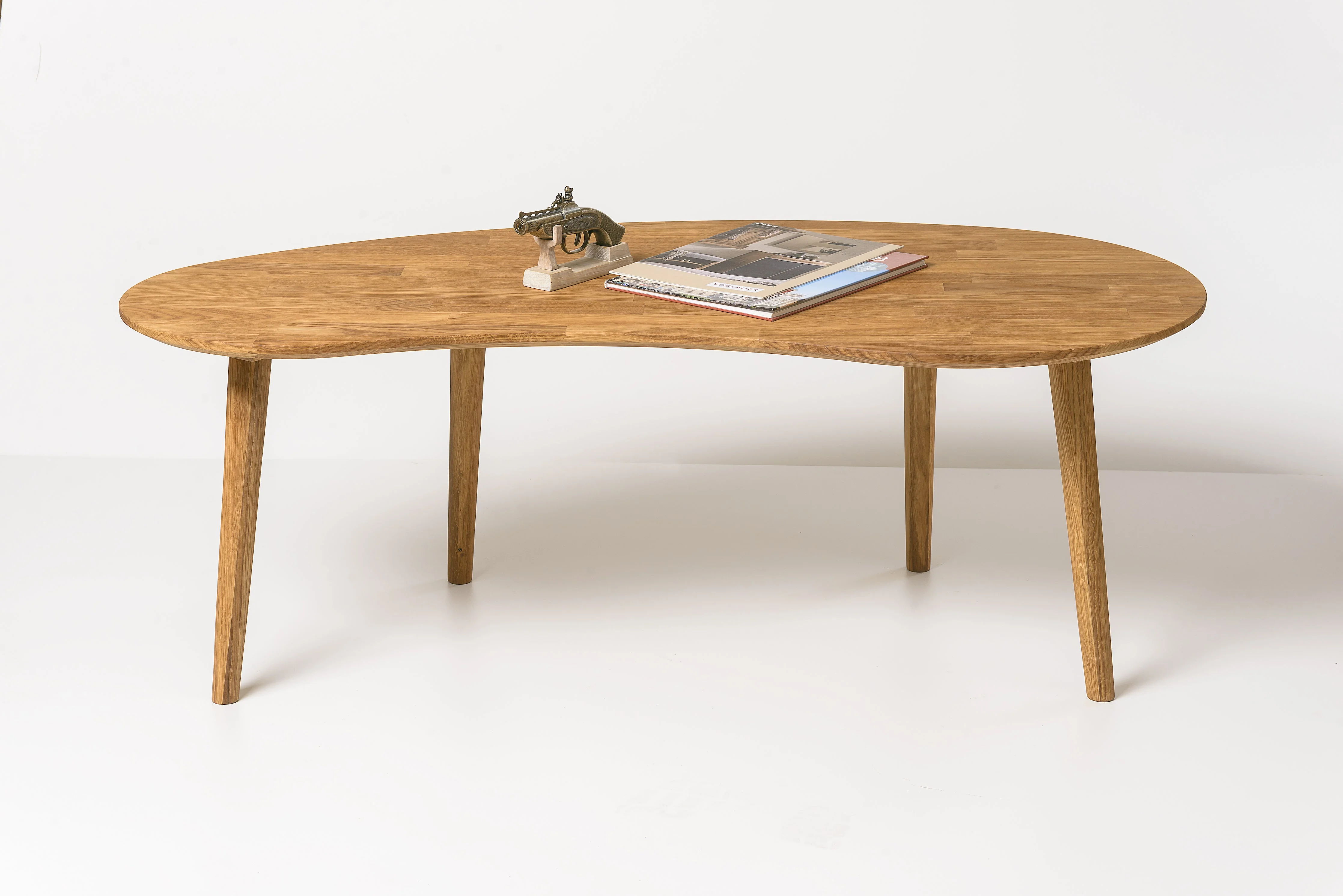 Table basse gigogne en bois massif de chêne Escandi - NordicStory - Image 9