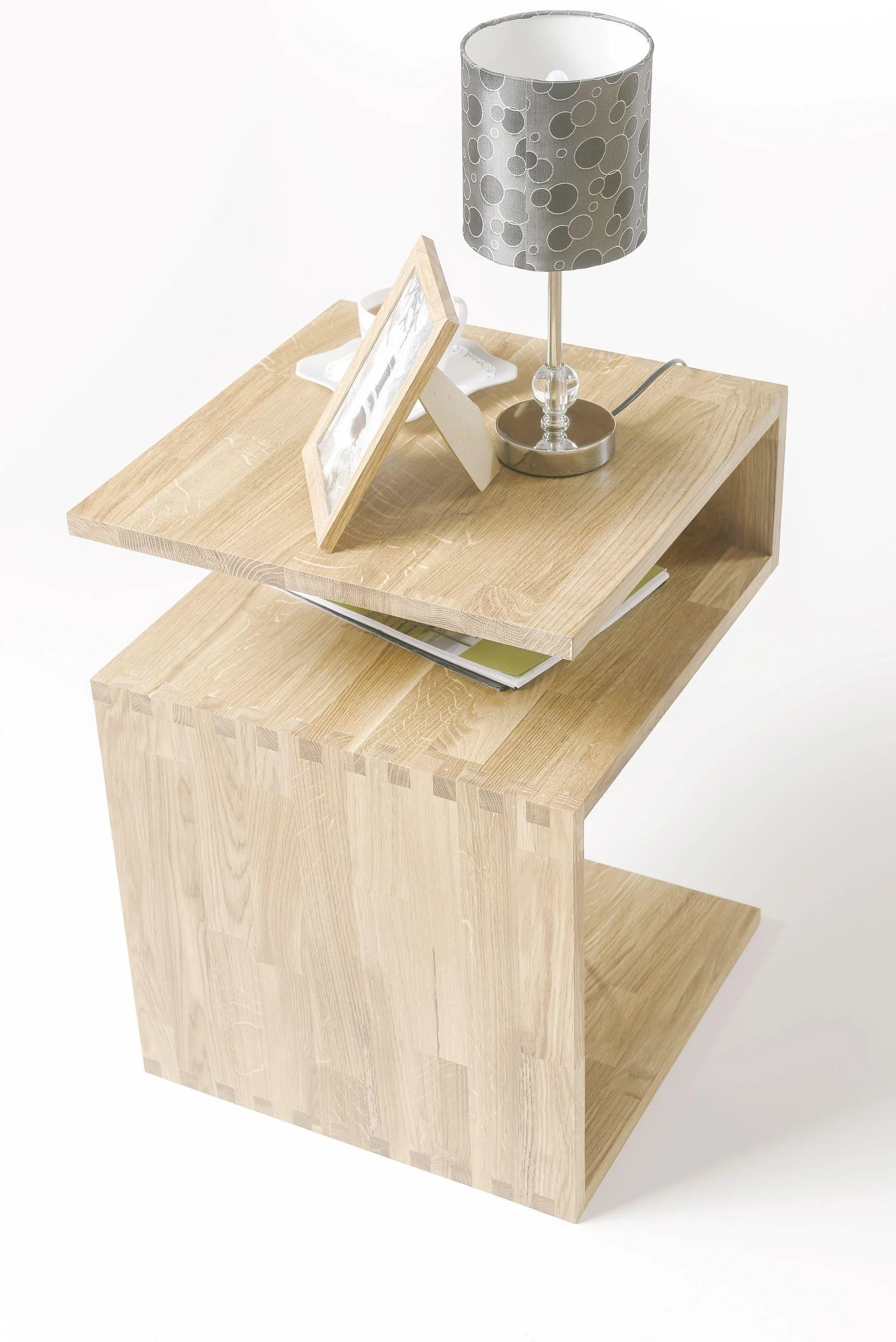 Table d’appoint en bois massif de chêne Sofi – NordicStory - Image 13