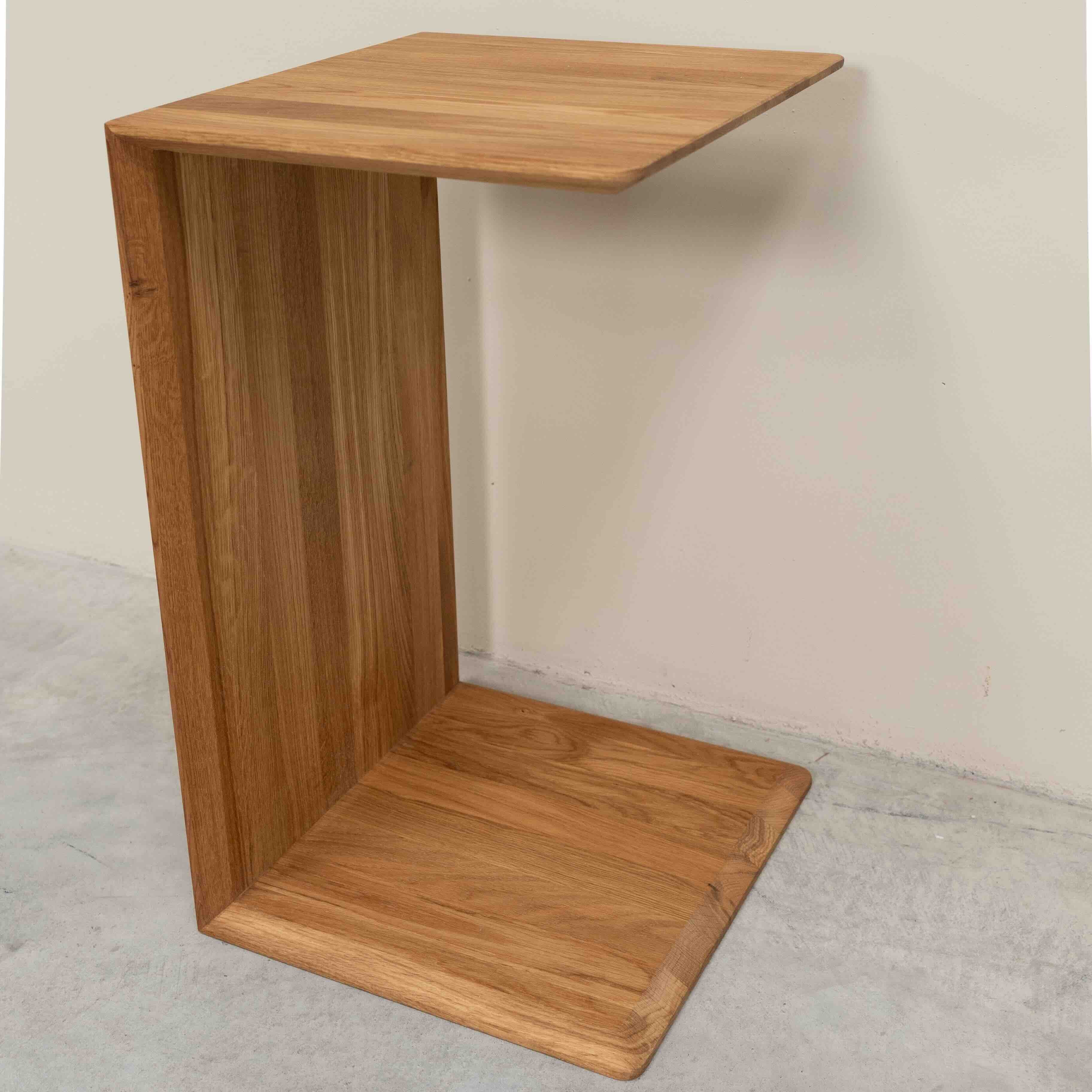 Table d’appoint en bois massif de chêne Sono 2 – NordicStory - Image 3