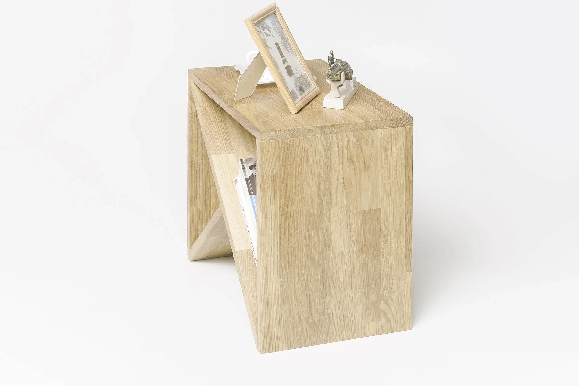 Table de chevet en bois massif de chêne Danemark –  NordicStory - Image 16