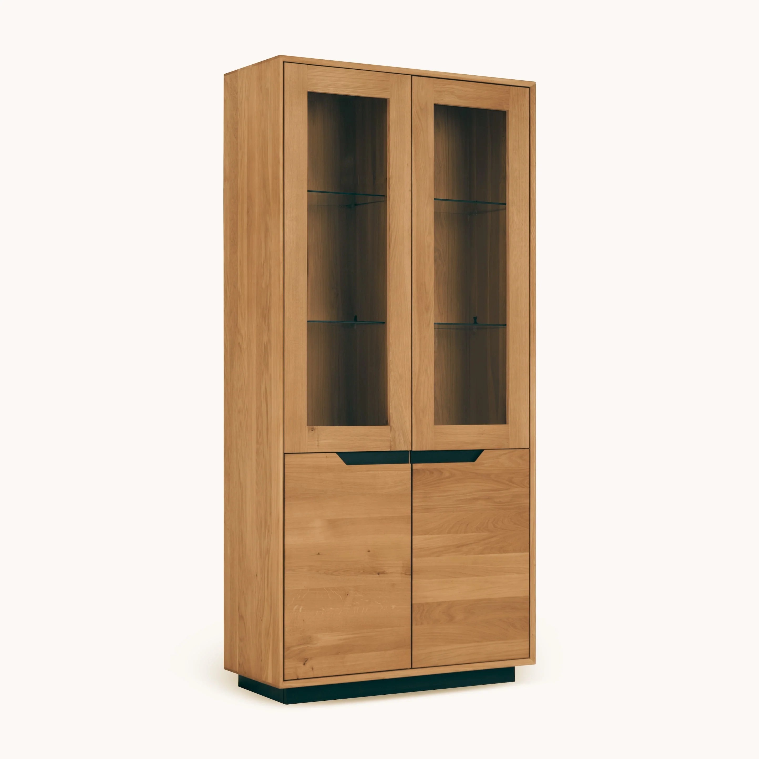 Vitrine en bois massif de chêne Bremen 2 - NordicStory - Image 4