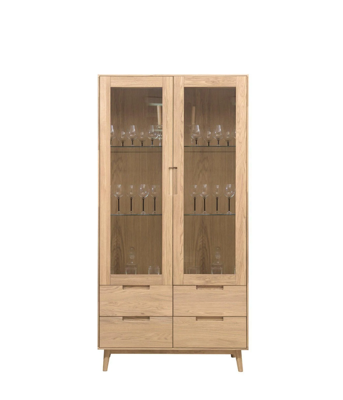 Vitrine en bois massif de chêne Escandi 2 - NordicStory - Image 10