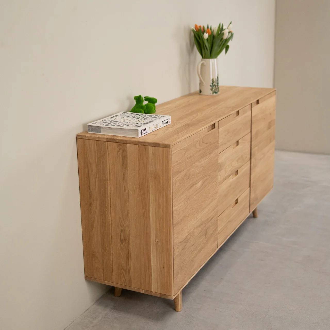 Buffet en bois massif de chêne Escandi Atelier - NordicStory - Image 7
