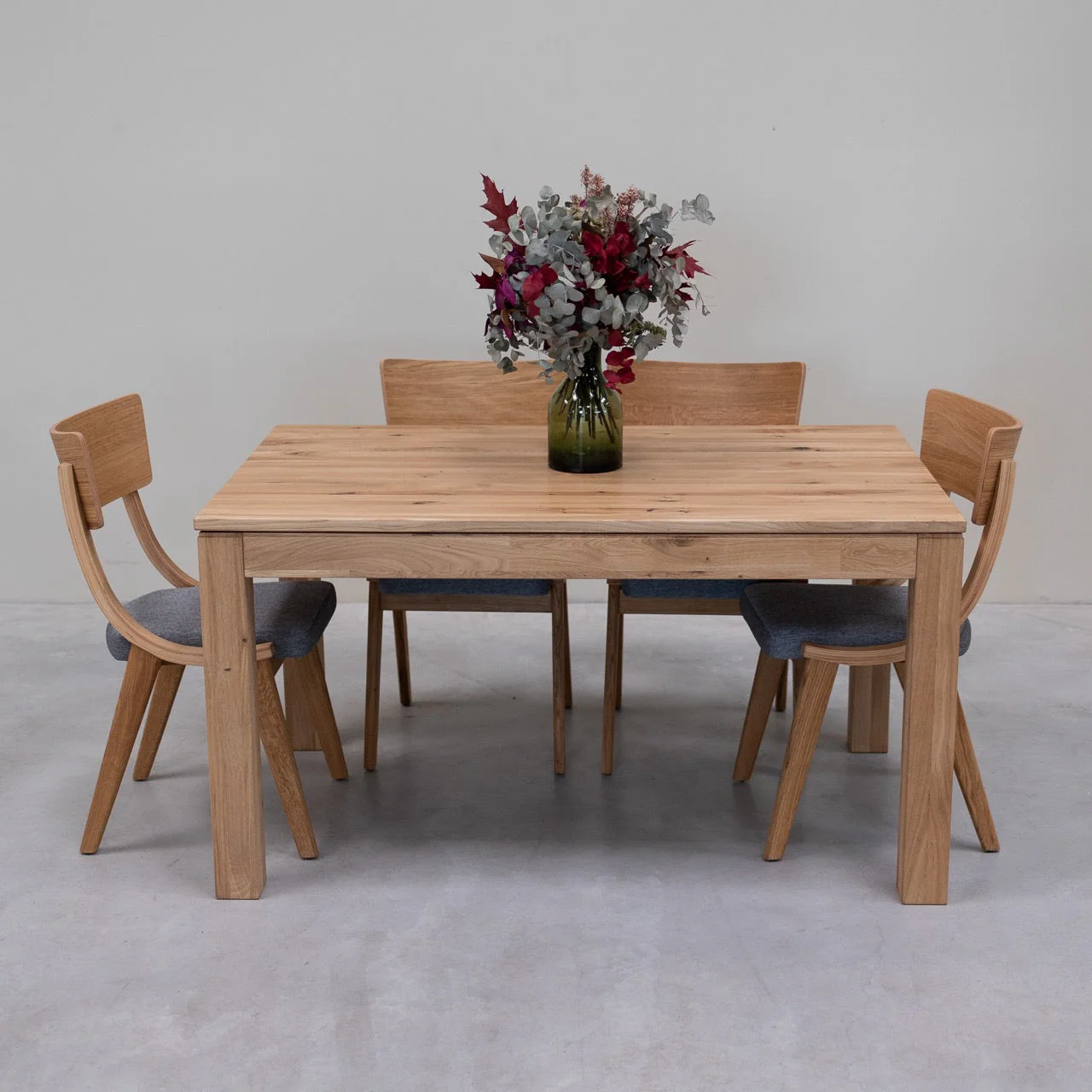 Table à manger extensible en bois massif de chêne L2 - NordicStory - Image 9