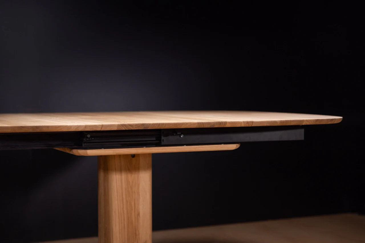 Table à manger extensible en bois massif LUNA - VESKOR - Image 6