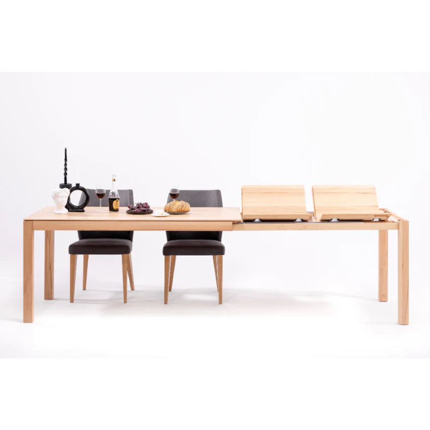 Table à manger extensible en bois massif VERDI - VESKOR