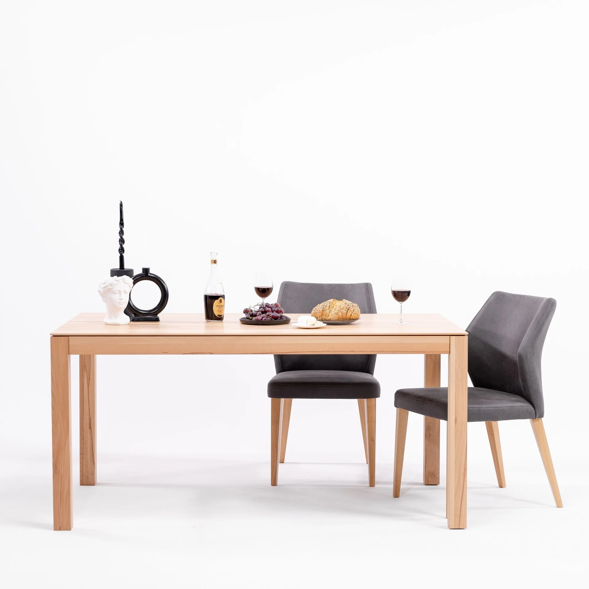 Table à manger extensible en bois massif VERDI - VESKOR - Image 4