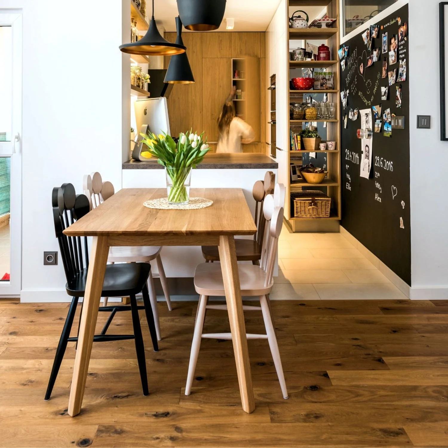 Table à manger fixe en bois massif PREMIER - VESKOR - Image 3