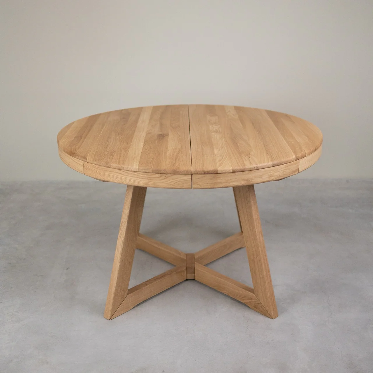 Table à manger ronde extensible en chêne massif Valence - NordicStory - Image 6