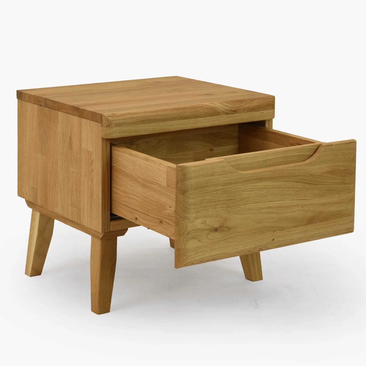 Table de chevet en bois massif de chêne Milan - NordicStory - Image 3