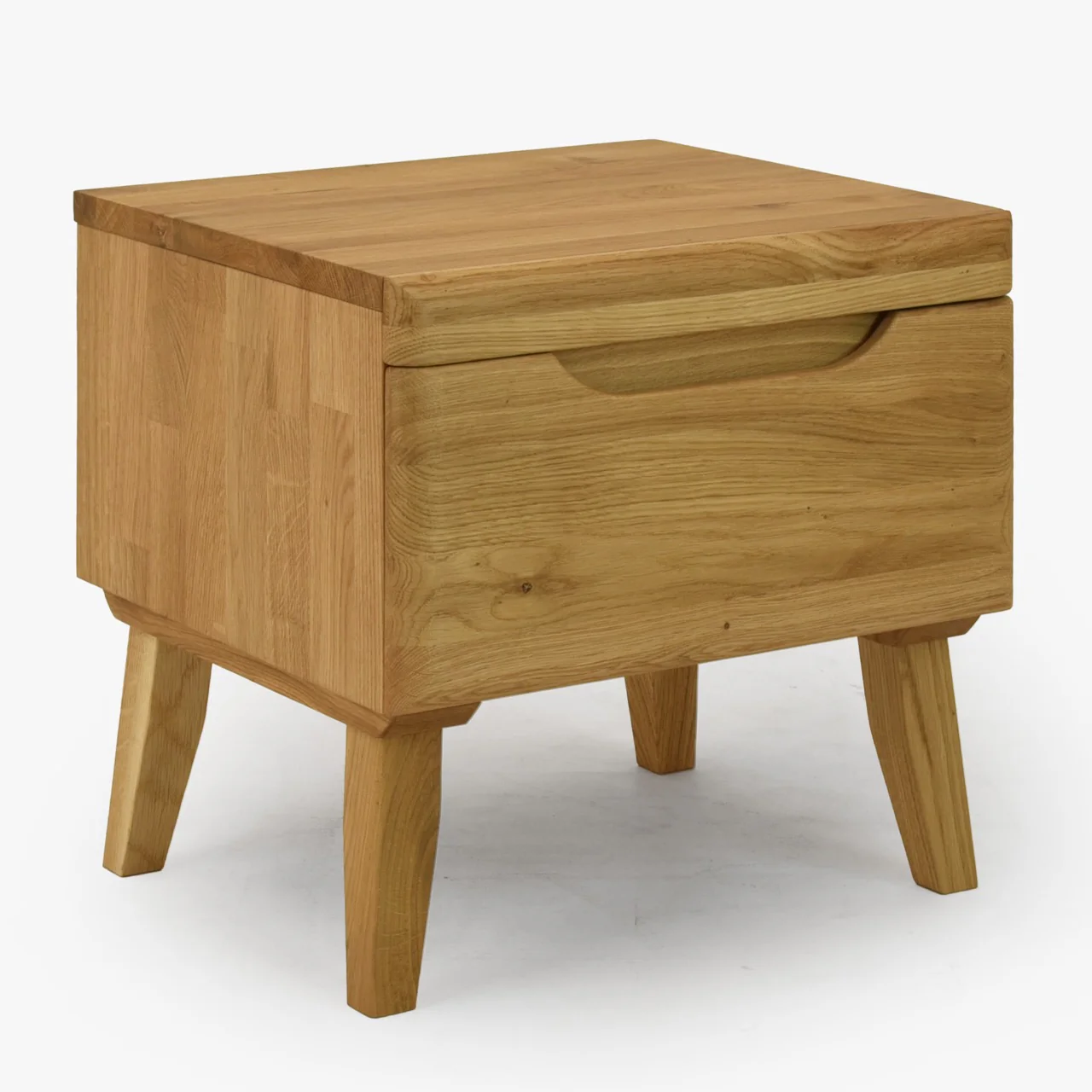 Table de chevet en bois massif de chêne Milan - NordicStory - Image 4