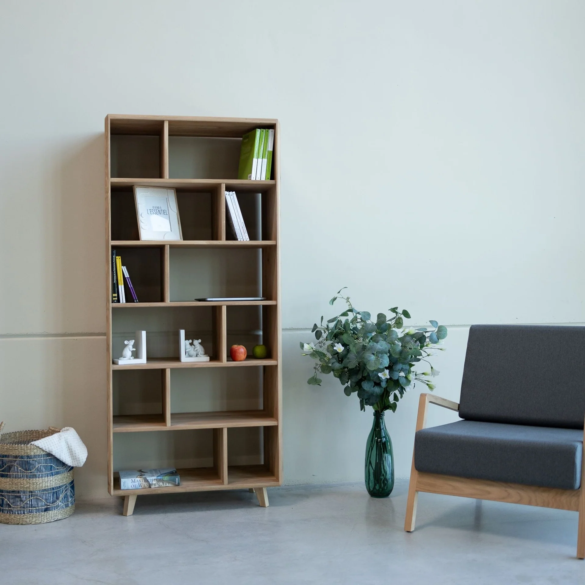 Bibliothèque en bois massif Suède 1 – NordicStory - Image 5