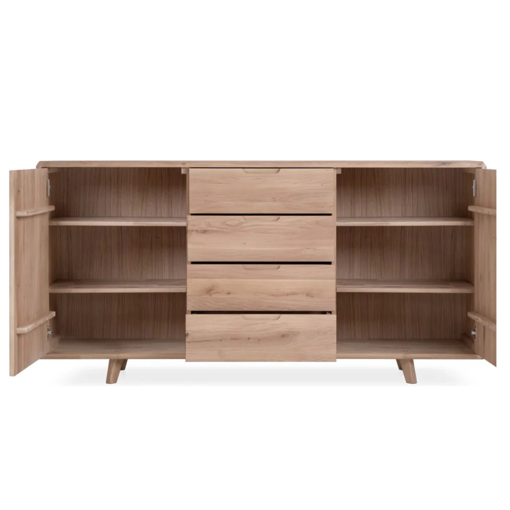 Buffet commode en bois massif Suède – NordicStory - Image 7