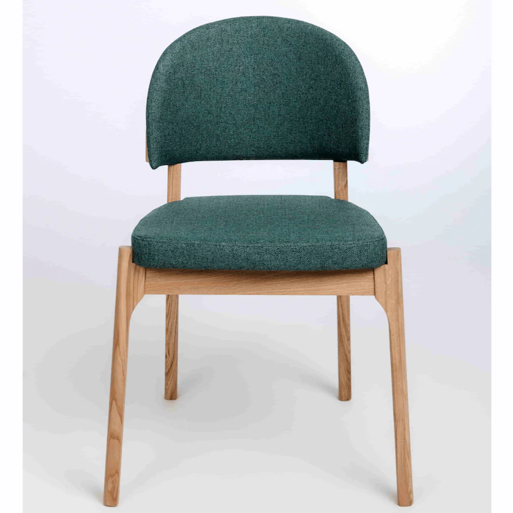 Chaise en bois massif de chêne Astrid, revêtement - Lot de 2 ou 4 chaises - NordicStory - Image 19