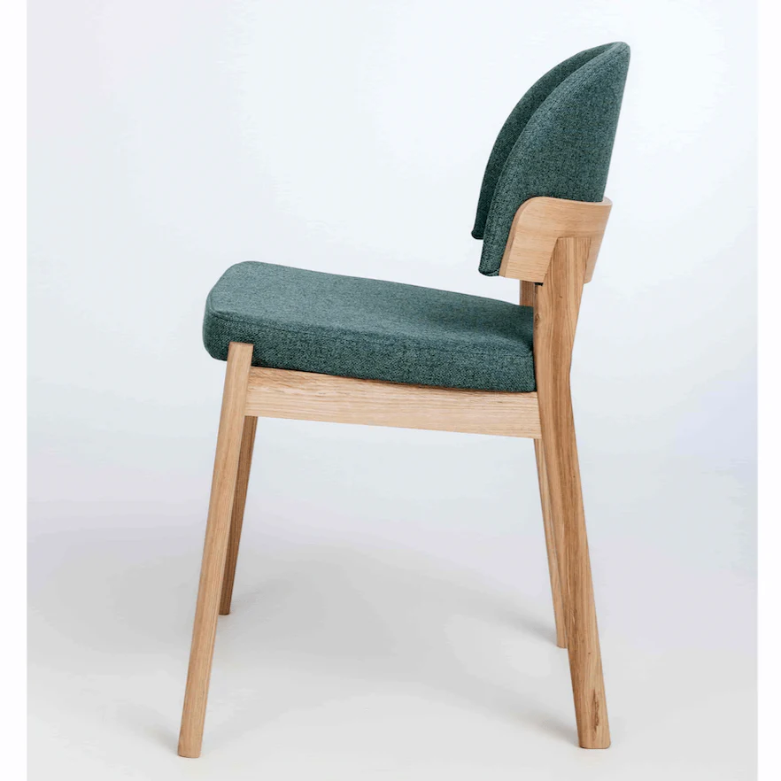 Chaise en bois massif de chêne Astrid, revêtement - Lot de 2 ou 4 chaises - NordicStory - Image 21
