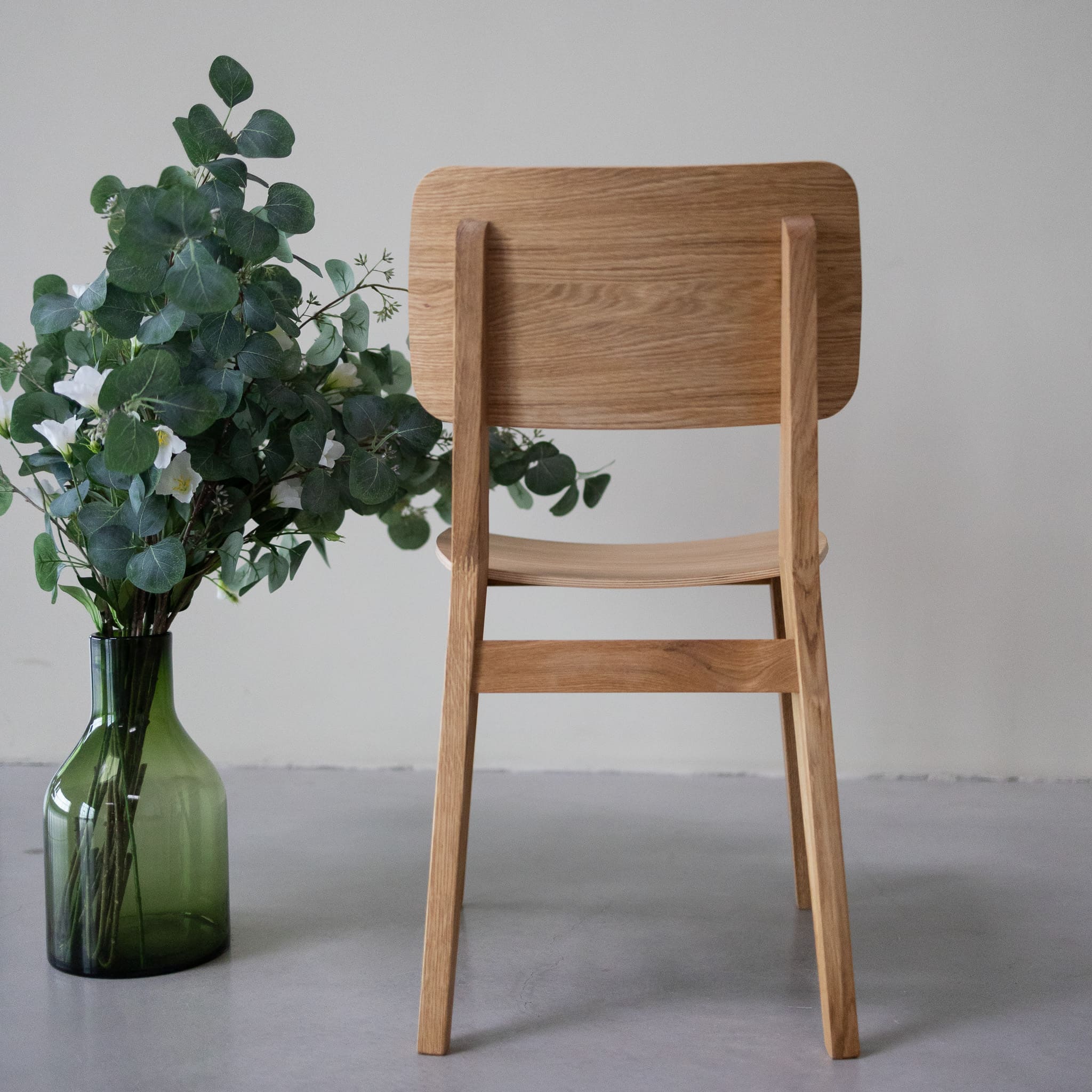 Chaise en bois massif de chêne Kodama - Lot de 2 ou 4 chaises - NordicStory - Image 5
