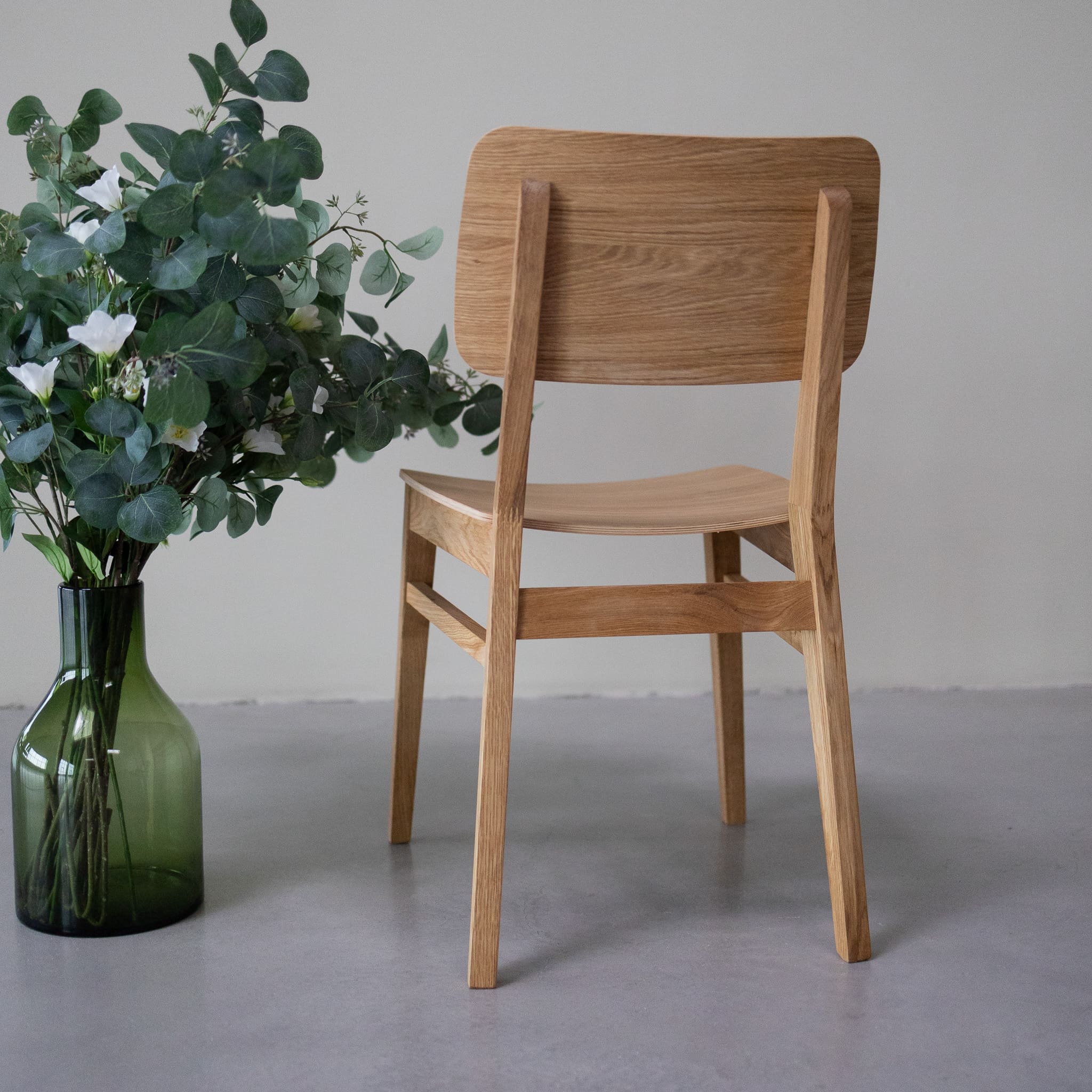 Chaise en bois massif de chêne Kodama - Lot de 2 ou 4 chaises - NordicStory - Image 6