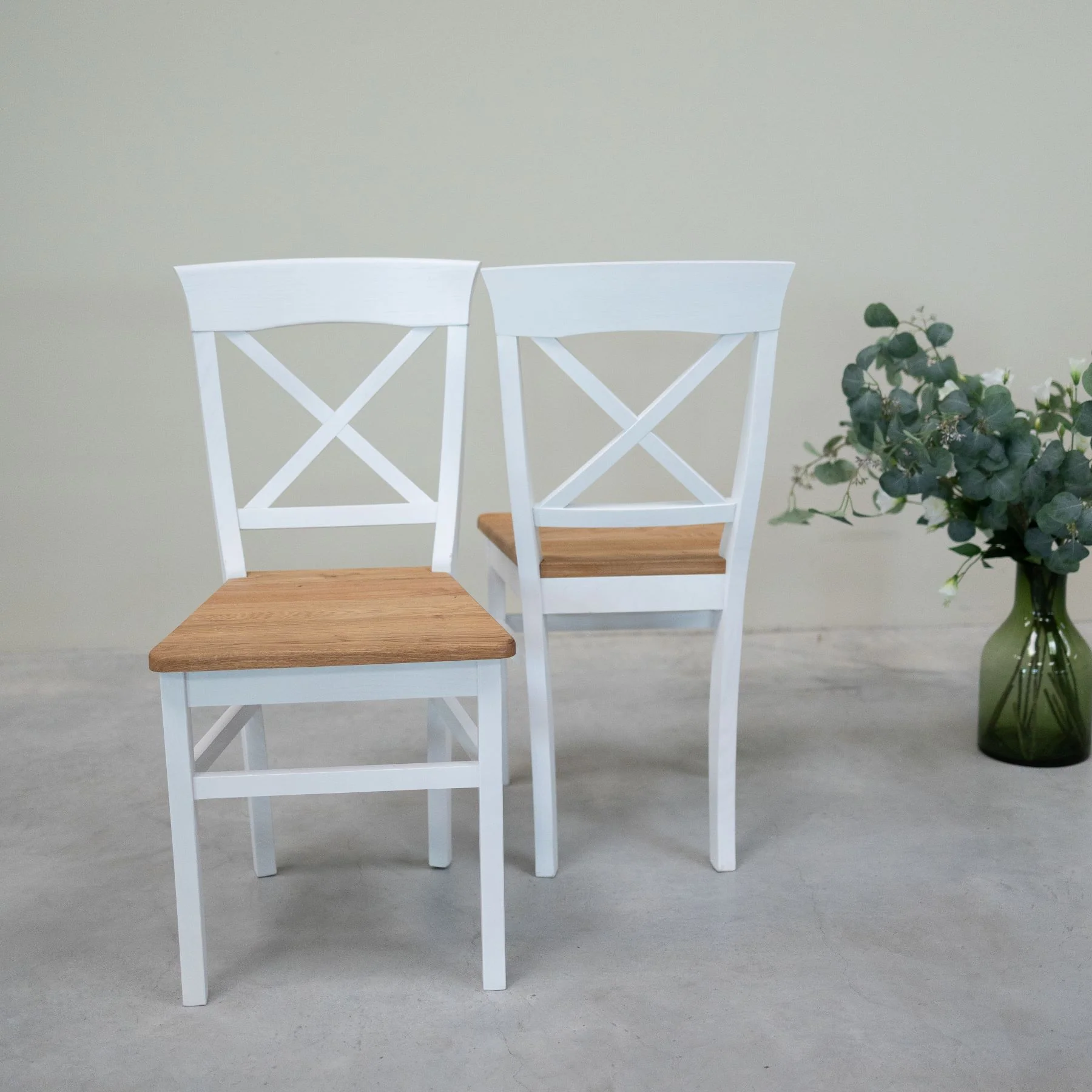 Chaise en bois massif Lausanne - Lot de 2 ou 4 - NordicStory - Image 3