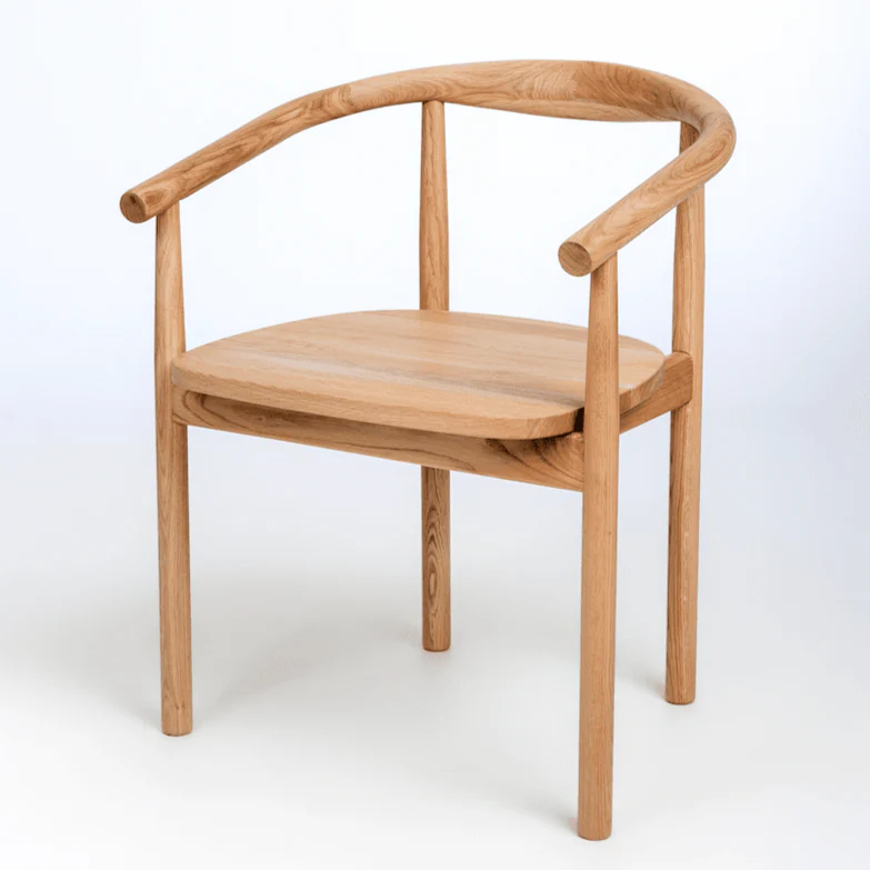 Chaise en bois massif de chêne Léa - Lot de 2 ou 4 chaises - NordicStory - Image 3