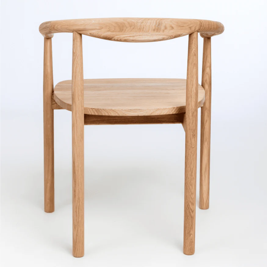 Chaise en bois massif de chêne Léa - Lot de 2 ou 4 chaises - NordicStory - Image 5