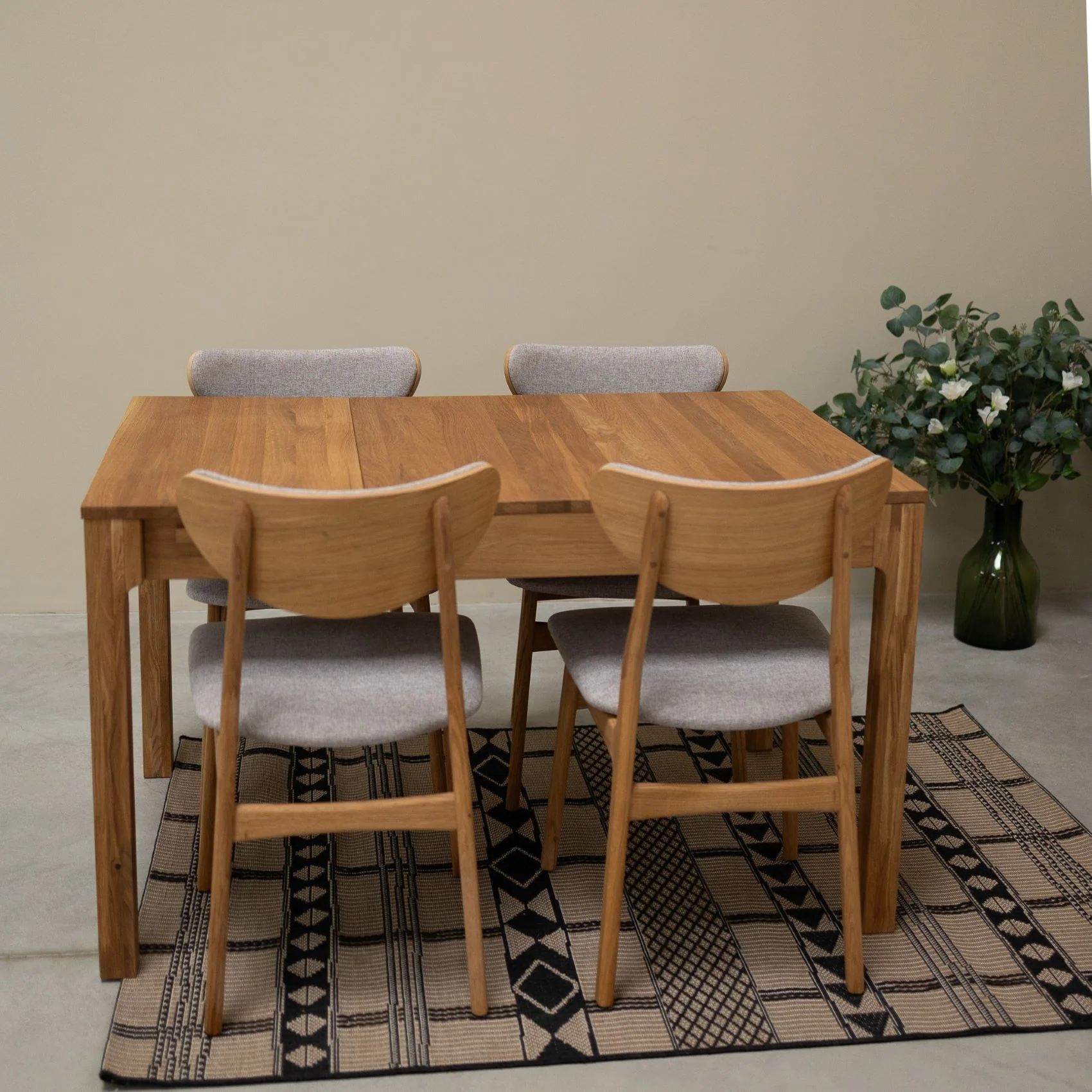 Chaise en bois massif de chêne Maxwell, revêtement - Lot de 2 ou 4 chaises - NordicStory - Image 13