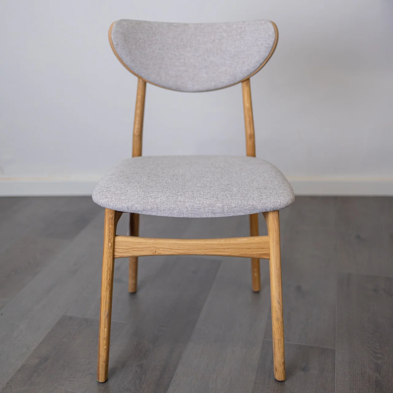 Chaise en bois massif de chêne Maxwell, revêtement - Lot de 2 ou 4 chaises - NordicStory - Image 2