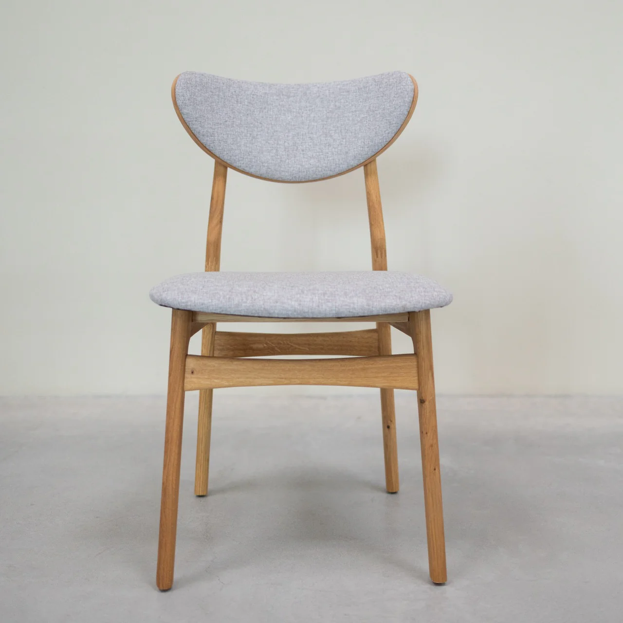 Chaise en bois massif de chêne Maxwell, revêtement - Lot de 2 ou 4 chaises - NordicStory - Image 3