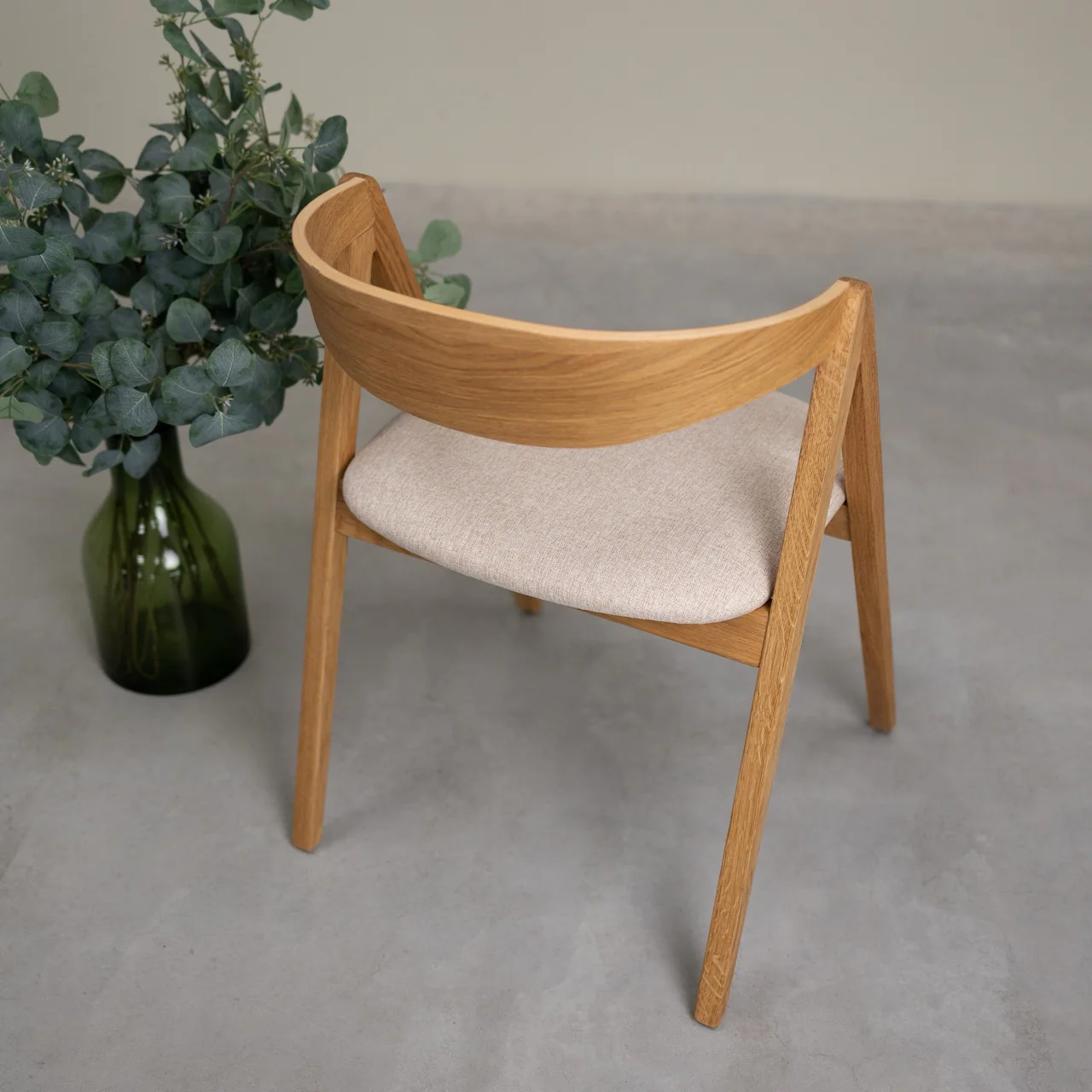Chaise en bois massif de chêne naturel Oscar, revêtement - Lot de 2 ou de 4 chaises - NordicStory - Image 11