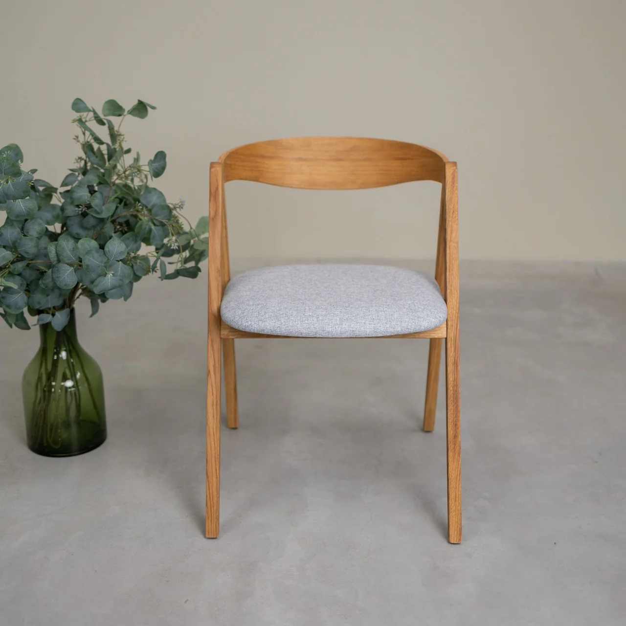 Chaise en bois massif de chêne naturel Oscar, revêtement - Lot de 2 ou de 4 chaises - NordicStory - Image 13