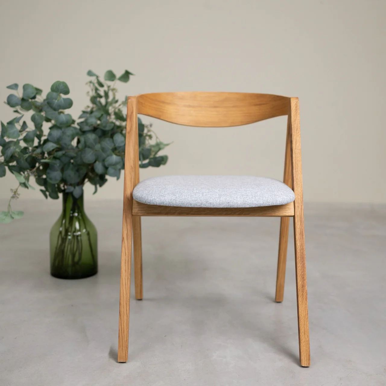Chaise en bois massif de chêne naturel Oscar, revêtement - Lot de 2 ou de 4 chaises - NordicStory - Image 14