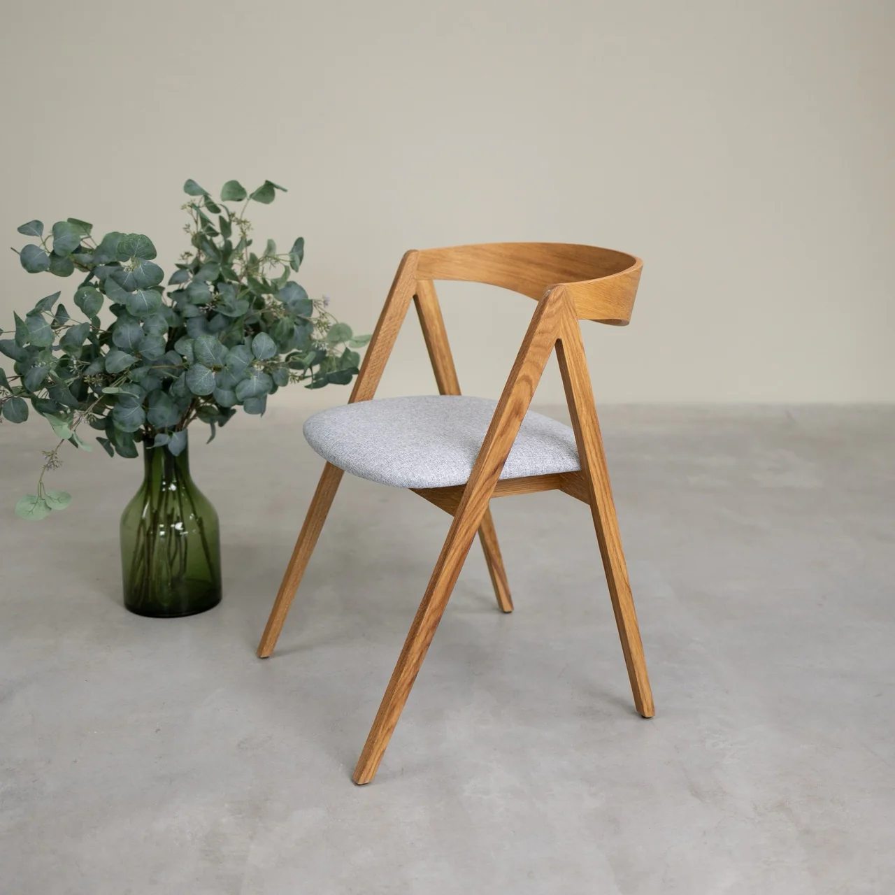 Chaise en bois massif de chêne naturel Oscar, revêtement - Lot de 2 ou de 4 chaises - NordicStory - Image 18